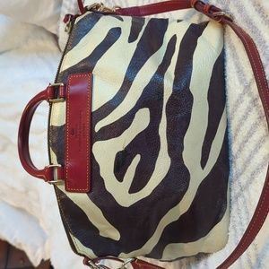 DOONEY & BOURKE Zebra, Rare Find, Florentine Vacchetta Leather, with dust bag